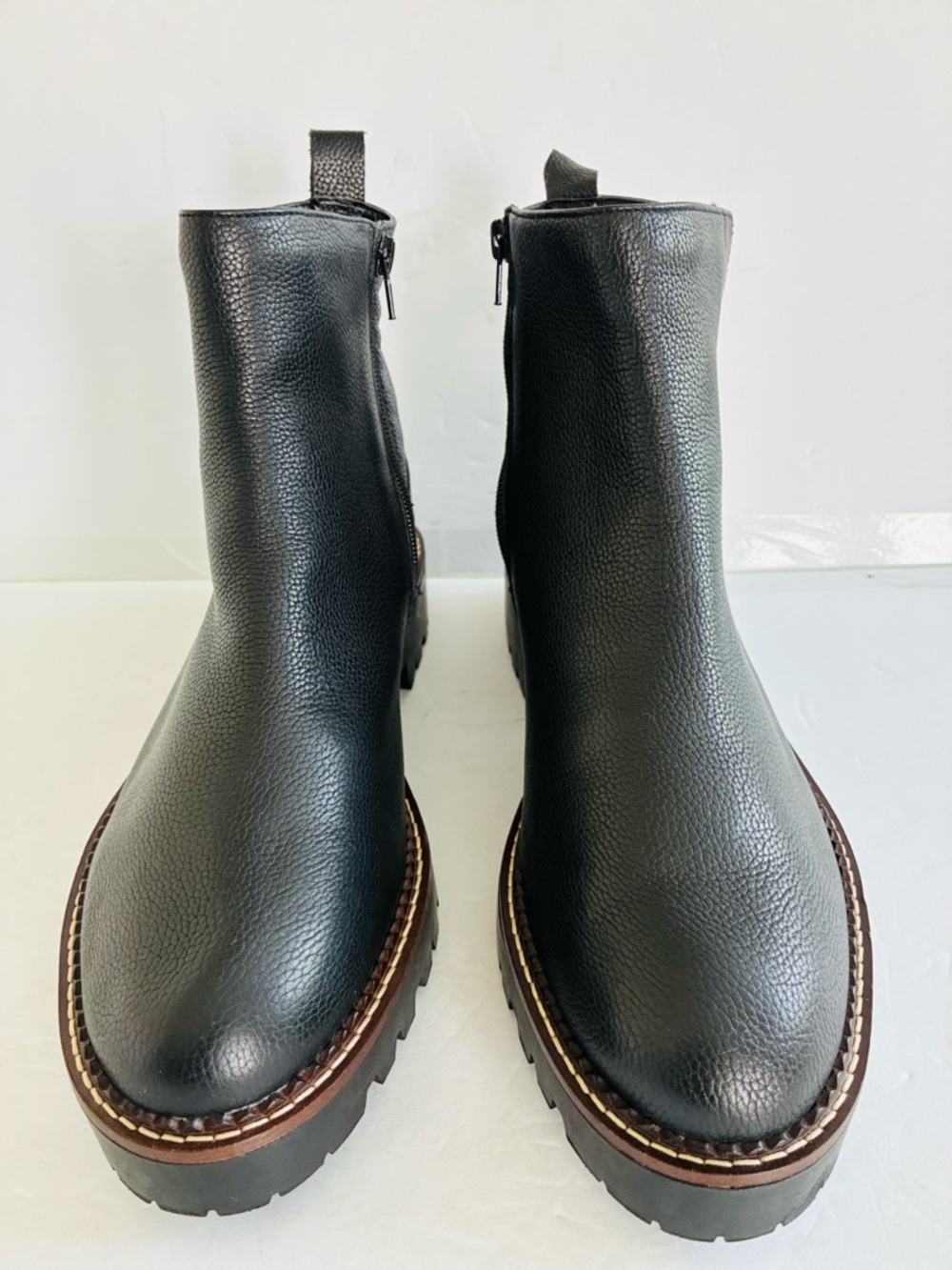 NORDSTROM Miller 2 Water Resistant Boot Black Leather Chelsea Boot Size 11 NEW - Picture 6 of 8